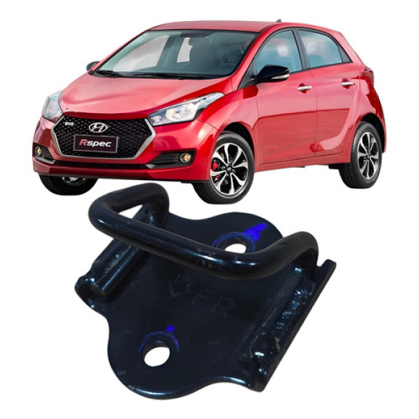 Batente Trava Banco Traseiro Hyundai Hb20 2017 1.0 3c Preto Preto