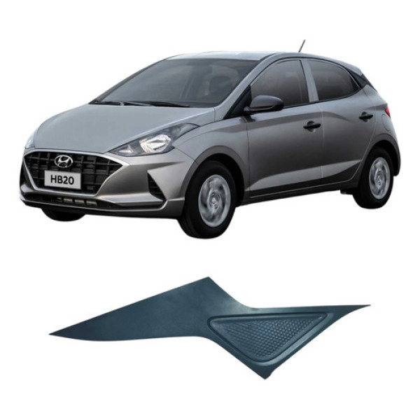 Moldura Externa Traseira Direita Hb20 2020 87840r1500  Preto