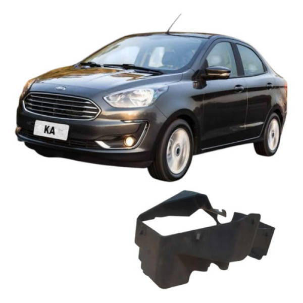 Acabamento Alavanca Câmbio Ford Ka 1.0 Se Flex 2018 Original Branco