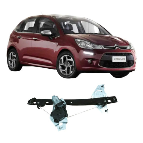 Maquina Vidro Traseira Esquerda Citroen C3 2013 1.5 Original