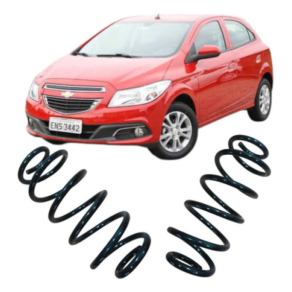 Par Mola Suspensão Dianteira Chevrolet Onix 1.0 2014