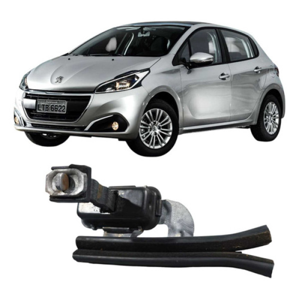 Limitador Porta Traseira Direita Peugeot 208 2017 9805350280 Preto