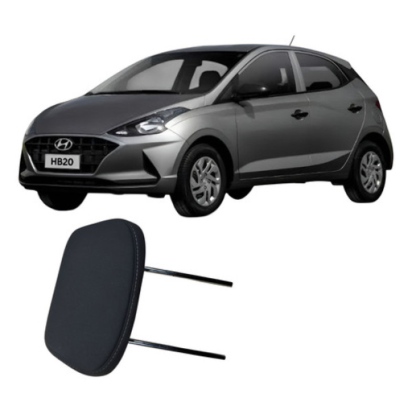Encosto Cabeça Banco Traseiro Hyundai Hb20 2021 Dourado