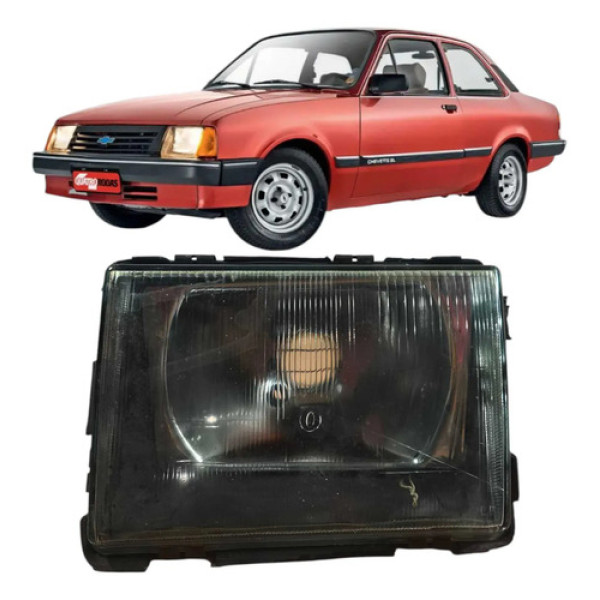Farol Dianteiro Esquerdo Chevette 1.6 2p Original   Esquerdo/motorista
