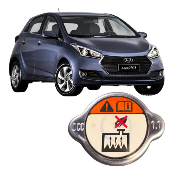 Tampa Radiador Agua Hyundai Hb20 1.0 3c 2014-2019 11dcc  .