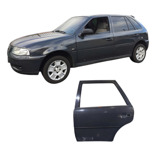 Porta Traseira Esquerda Volkswagen Gol 2003 1.0 4p 3938sb82  Traseira Esquerdo Cinza