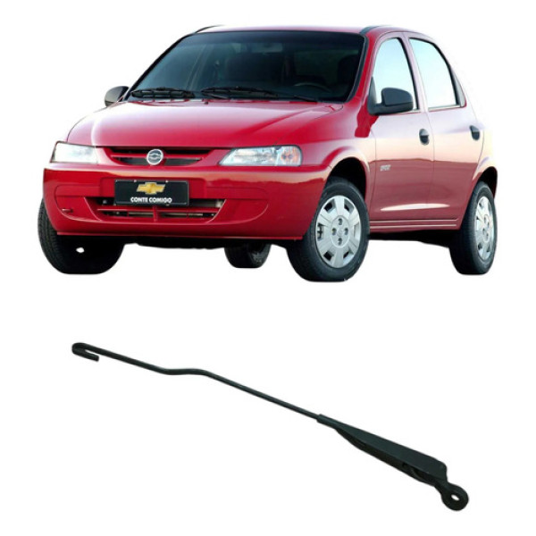 Haste Braço Limpador Esquerdo Chevrolet Celta 2004 Original Esquerdo