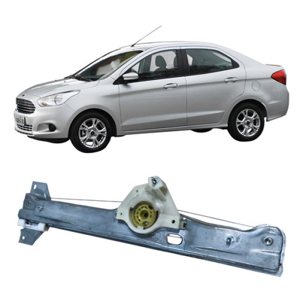 Máquina Vidro Dianteiro Esquerdo Ford Ka 2018 1.0 3c