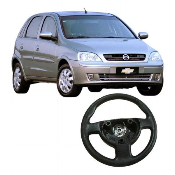 Volante Direção Chevrolet Corsa 2006 1.8 Original  Preto