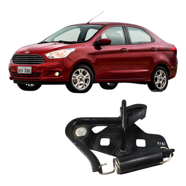 Trava Batente Fechadura Tampa Traseira Ka 2014 2018 Se