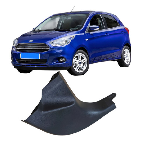 Soleira Acabamento Porta Passageiro Ford Ka 2018 A02348  Preto