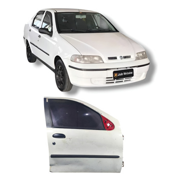 Porta Dianteira Direita Fiat Siena 4p 39101k2 Dianteira Direito Branco