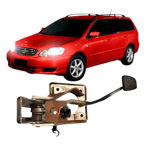 Pedal Freio Toyota Corolla Fielder 2005-2009 54787584 Preto Preto
