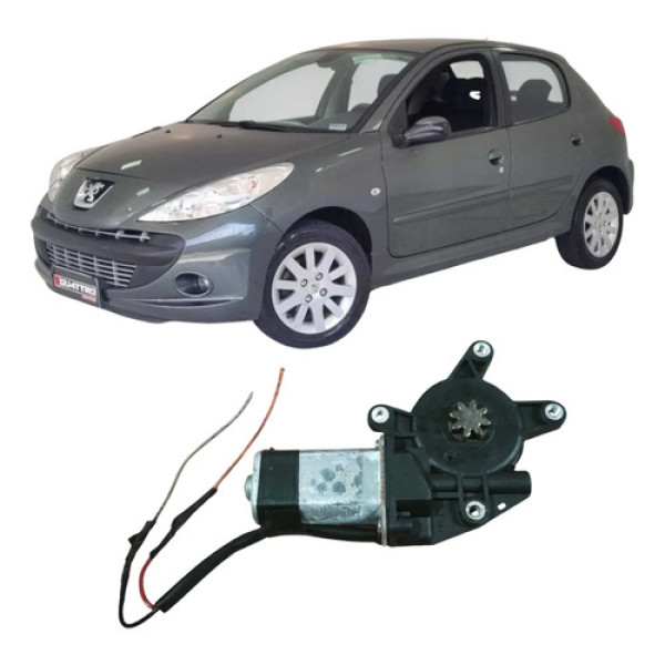 Motor Vidro Dianteiro Direito Peugeot 207 2009 1.4 Original