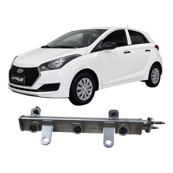 Flauta Bico Injetor Hyundai Hb20 2017 3535004090