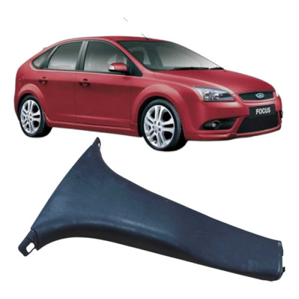 Acabamento Coluna Central Esquerda Ford Focus 2008 98aba243w Preto