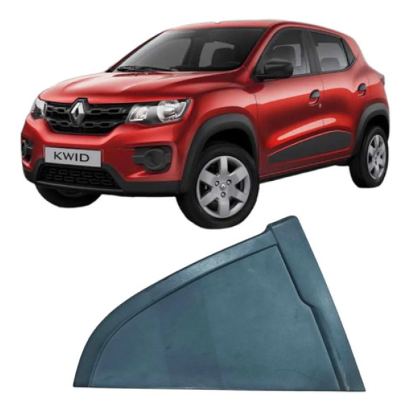 Acabamento  Porta Traseira Esquerda Kwid 2018 822350752r Preto