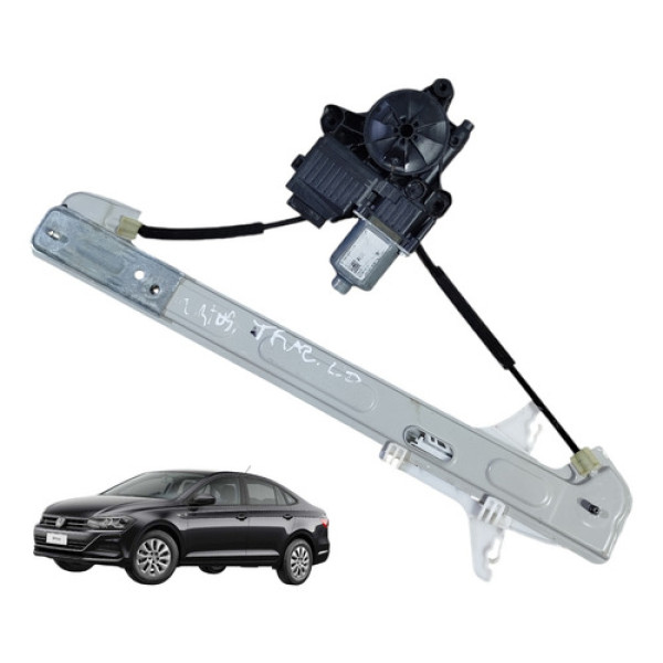 Motor Máquina Vidro T/d Elétrico 4p Vw Virtus Polo 2010/20