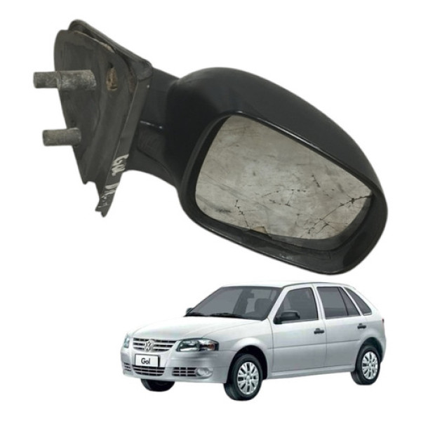 Retrovisor Manual Lado Direito Gol 1.0 4p 2006 A 2010 