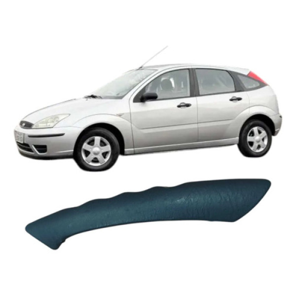 Acabamento Puxador Dianteira Esquerdo Focus 2007 98ab24185  Prateado