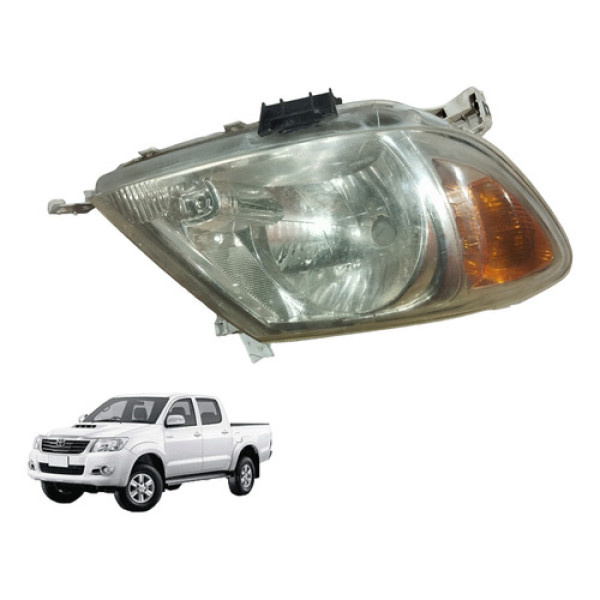 Farol Dianteiro Direito Toyota Hilux 2009 A 2012 - Direito Direito/passageiro