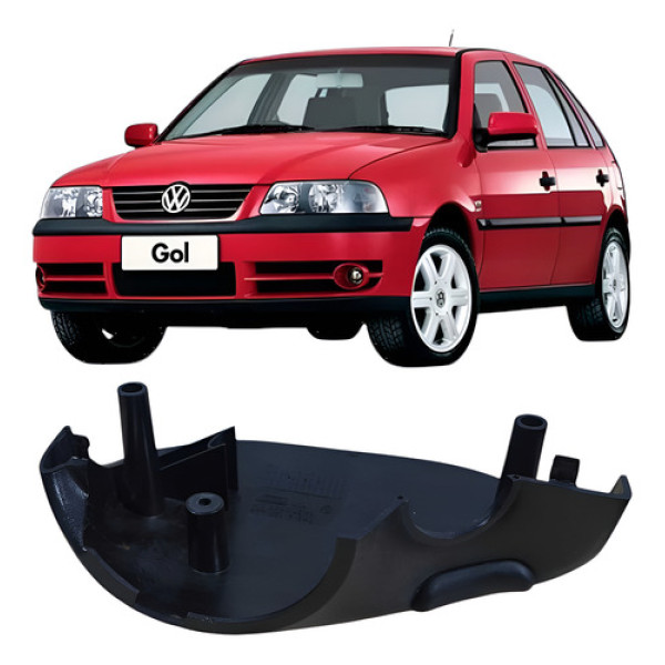 Capa Acabamento Moldura Chave Seta Volkswagen Gol 2005  Prateado