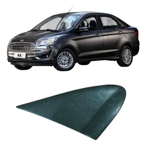 Acabamento Retrovisor Esquerdo Ford Ka 2020 Original  Preto