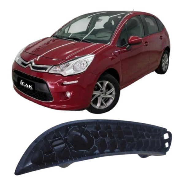 Puxador Porta Dianteira Direita Citroën C3 1.5 2013 96757879 Preto Dianteira