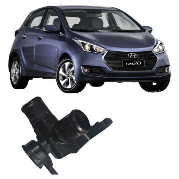 Flange Bocal Conexão Radiador Hb20 1.0 2014 A 2019 Pa66gf30