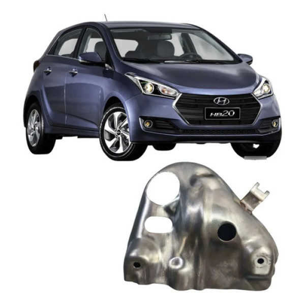 Defletor Calor Catalisador Hyundai Hb20 1.0 3c 2012-2019 