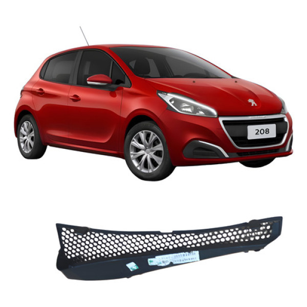 Grade Churrasqueira Peugeot 208 2019 Prata Prata Prata
