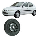 Pneu Roda Aro 13 4 Furos Chevrolet Celta 2004 1.0 Original Preto
