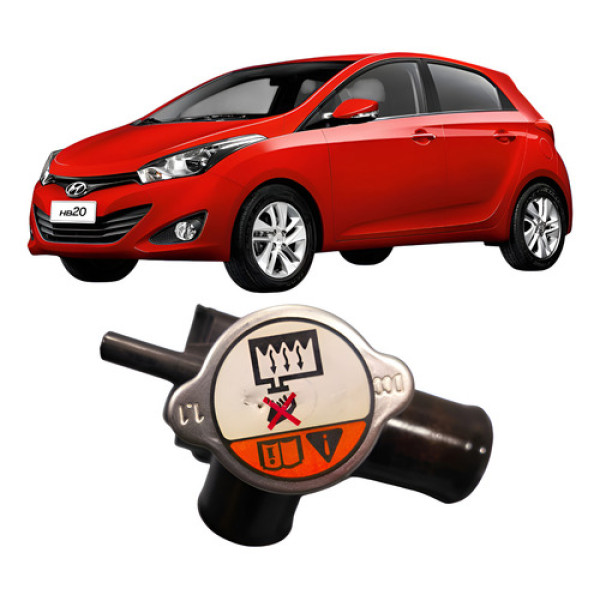  Bocal Radiador Água Hyundai Hb20 1.0 3c 2013-2019 Pa66gf30. .