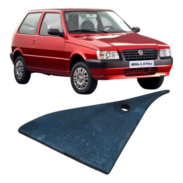 Moldura Retrovisor Direito Fiat Uno Mille 2006 59551250 Preto