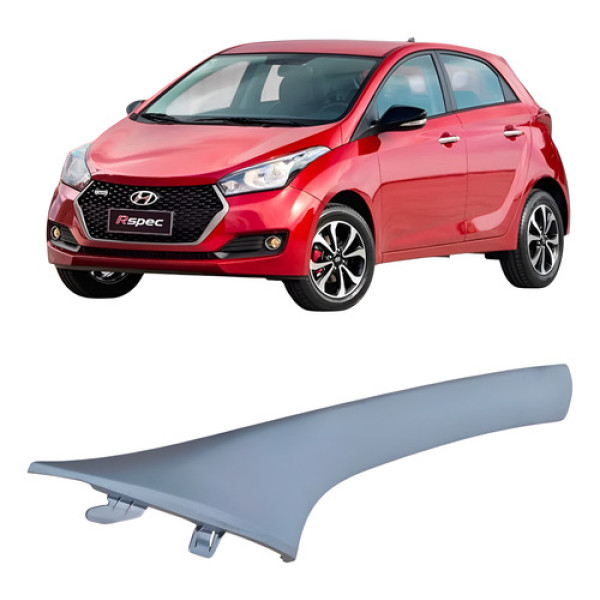 Acabamento Coluna Direita Parabrisa Hyundai Hb20 858201s000 Branco