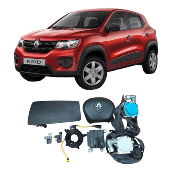Kit Air Bag Renault Kwid 2018-2023 985104162r Original Preto
