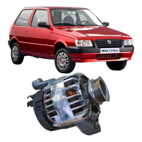 Alternador Fiat Uno Mille 2006 Ms0215514930