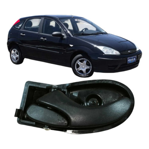 Maçaneta Interna Dianteira Esquerda Ford Focus 2009 Orig Preto Dianteira
