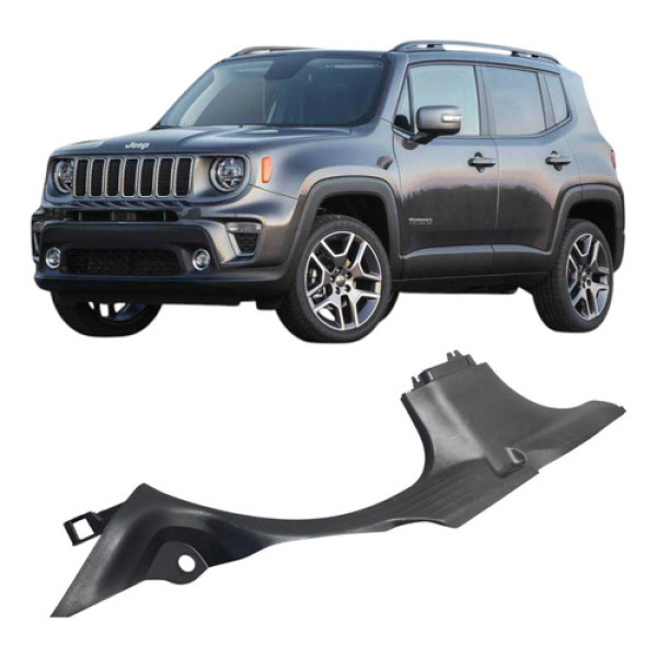 Soleira Traseira Esquerda Jeep Renegade 2016 2017 735579336 Cinza