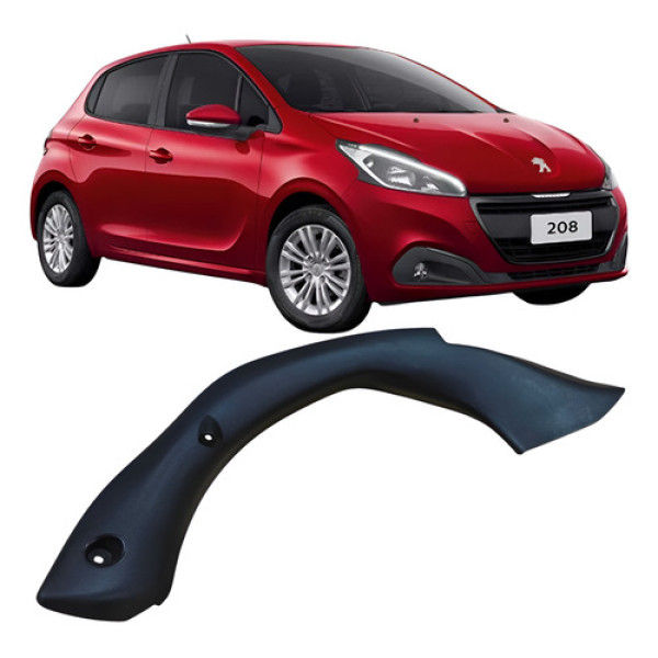 Acabamento Coluna Esquerda Porta Malas Peugeot 208 98012631z Preto