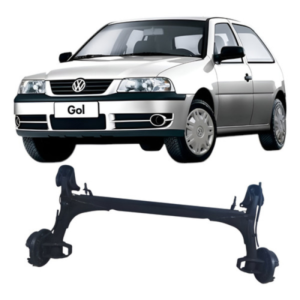 Eixo Traseiro Quadro De Suspensão Volkswagen Gol 2005