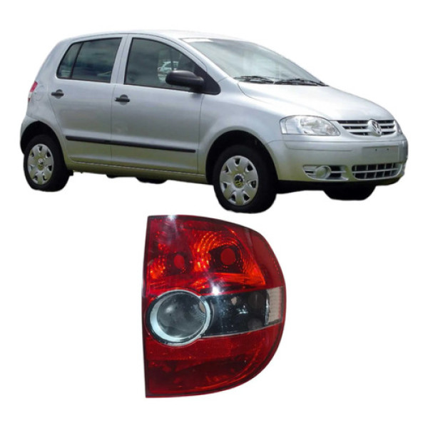 Lanterna Traseira Direita Fox 1.6 2007 Original  Direito/passageiro Vermelho