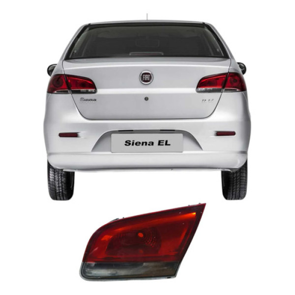 Lanterna Traseira Direita Fiat Siena 2013 1.0 Original 4p Direito/passageiro Vermelho