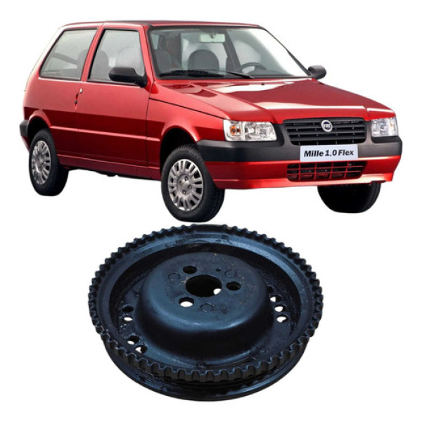 Polia Virabrequim  Fiat Uno Mille 2006 55205735 Original