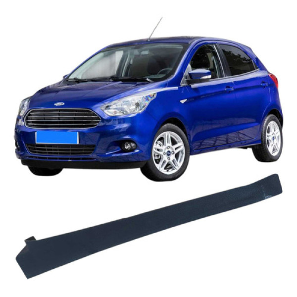 Moldura Acabamento Painel Direito Ford Ka 2018 A044c60 Preto Preto
