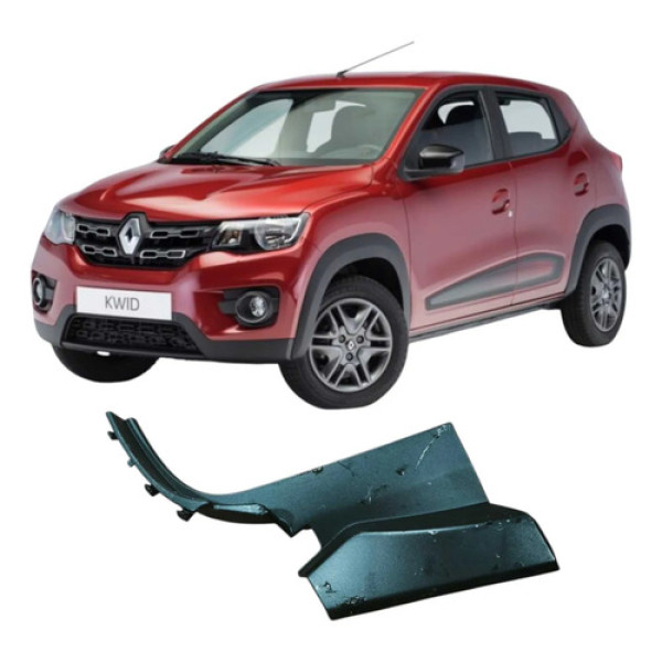 Acabamento Churrasqueira Direita Kwid 2019 1.0 3c 668621211r Preto