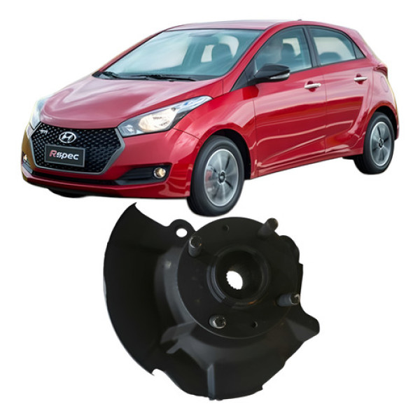 Montante Dianteiro Direito Hyundai Hb20 1.0 3 Cilindros 2017 Preto