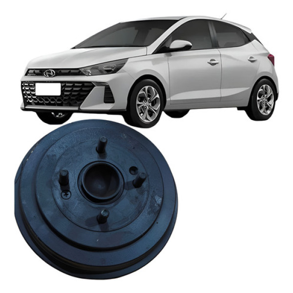 Tambor Freio Traseiro Esquerdo Hb20 1.0 3 Cilindros 2021