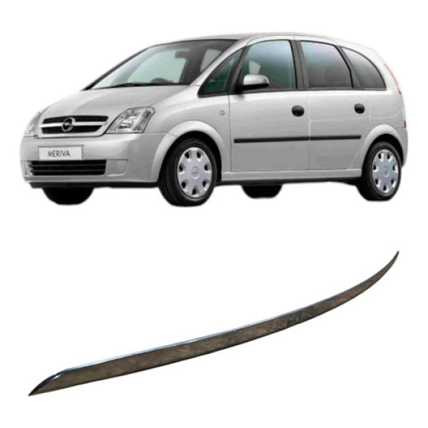 Friso Tampa Traseira Chevrolet Meriva 1.4 2012 862982423 Preto