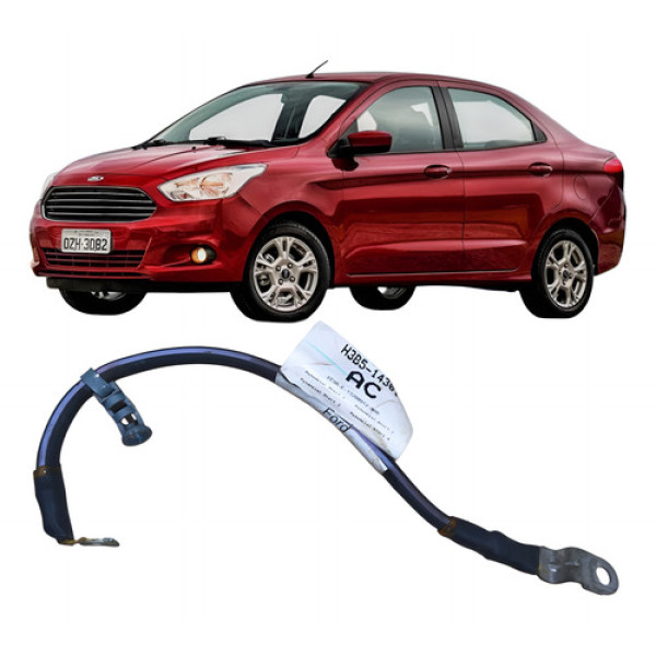 Cabo Polo Negativo Bateria Ford Ka Se 1.0 3c 2018 H3b514301 12